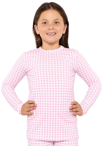 Image of Girls Long Sleeve Shirts | Soft Crew Neck Top | Short Sleeve | Long Sleeve Shirt Girls Size 2T - 16