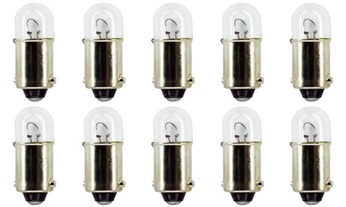 CEC Industries #3893 Bulbs, 12 V, 4 W, BA9s Base, T-2.75 shape (Box of 10)