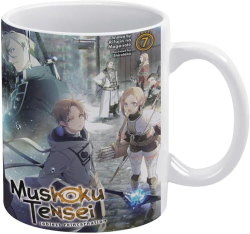 無職転生〜異世界行ったら本気だす マグカップ 湯のみ セラミック アニメ 記念日 ギャグ コーヒーカップ クリエイティブ かわいい カップ ギフトアイデア 大容量 セラミック素材 誕生日 萌えグッズ 330ML