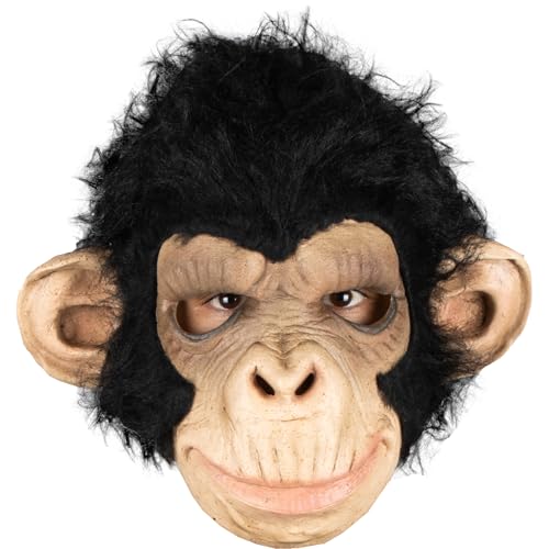 Masque de singe réaliste pour Halloween et défilé de carnaval