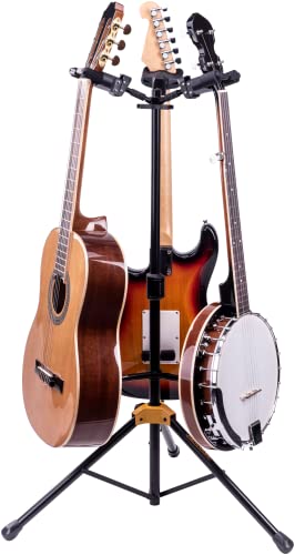 Hercules Stands GS432BPLUS Auto Grip Triple Guitar Stand thumb #1