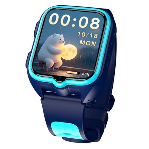 Blackview Z30 Montre connectée pour enfants avec lampe torche LED 1 75 pouce GPS + LBS + Wi Fi positionnement IA appels vidéo 4G - vue 3