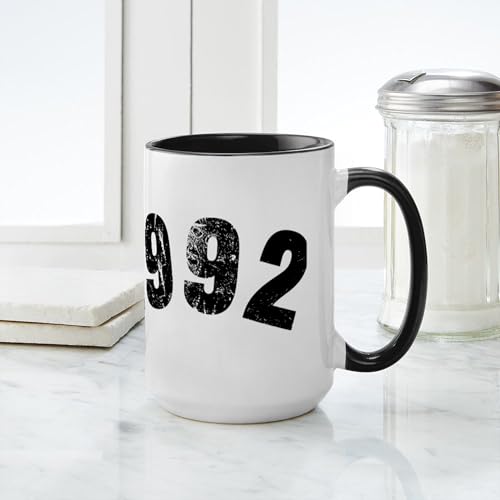 Taza de cerámica CafePress 15 oz vintage 1992 miniatura 4