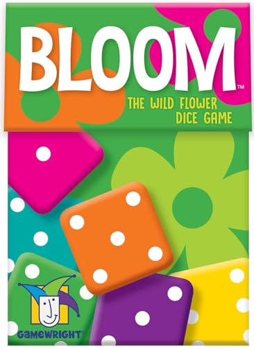 Gamewright - Bloom - The Colorful Wild Flower Roll and Write Dice Game, 5"