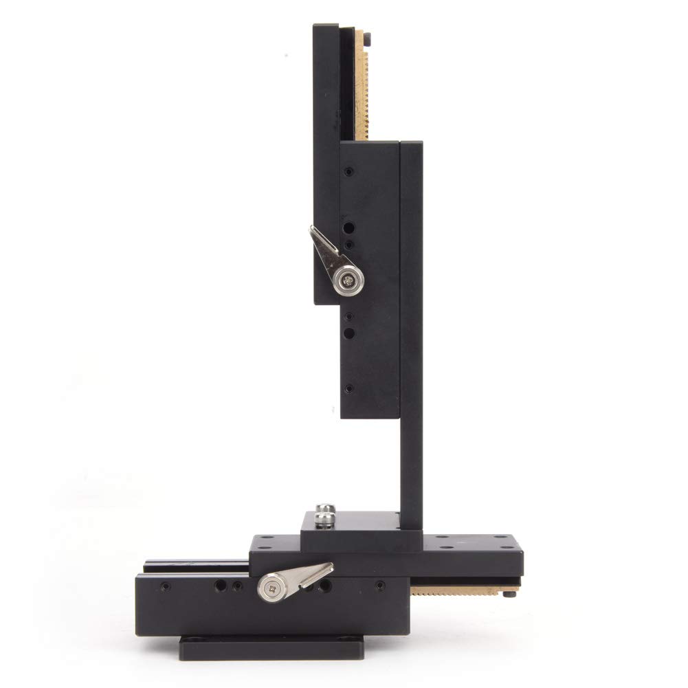 Manual Trimming Table, SPWXZ40-90 Manual XZ Trimming, Adjustable Gear High Accuracy Lifting Stage 40x90mm for, Linear Roller Bearings