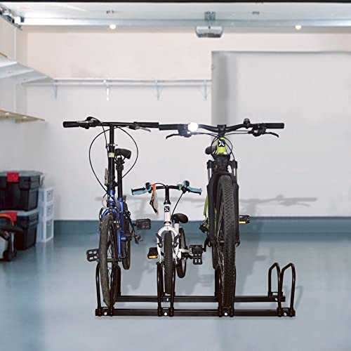 Trimate Bike Stand, 4 Bikes Rack Garage, 2.4\" Width for most of Bikes