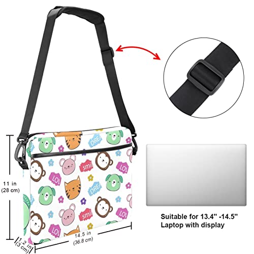 Protection ordinateur 14 pouces contre rayures sac animaux - 5