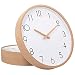 TXL Wall Clock Wood 12" Silent Large Wood Wall Clocks Digital Wall Clock Non Ticking for Night Table Kitchen Office Vintage Home Decor (1)