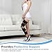 Cryxinty Hinged Knee Brace ROM Post Op Knee Immobilizer Adjustable Knee Immobilizer Support with Side Leg Stabilizersfor Meniscus Tear, Arthritis, ACL, PCL, Osteoarthritis, Orthopedic Rehab