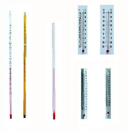 Red-Filled Thermometers, Partial Immersion (10 per Box)