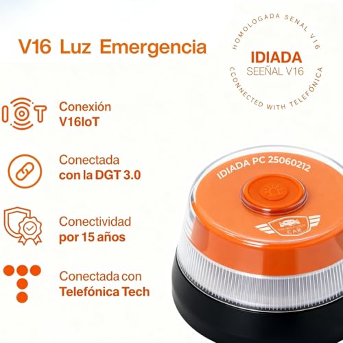 Baliza V16 con GPS para evitar multas de tráfico y averías sin peligro 2