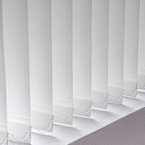 NIANXINN Verdunkelung Lamellenvorhang Weiß Vertikaljalousie,Lamellenbreite 98mm,Blickdicht lichtdurchlässig Tür Fenster Lamellen Rollo Schiebegardine,Anpassbar,Breite x Höhe (70cm x 270cm) NIANXINN Verdunkelung Lamellenvorhang Weiß Vertikaljalousie,Lamellenbreite 98mm,Blickdicht lichtdurchlässig Tür Fenster Lamellen Rollo Schiebegardine,Anpassbar,Breite x Höhe (70cm x 270cm)