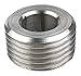 304 Stainless Steel Hex Socket Plug, MNPT, 1/4 in Pipe Size - Pipe Fitting-Each
