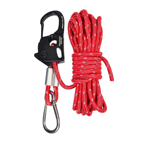 Tensor de cuerda para camping de aluminio con bloqueo rapido para vientos