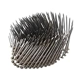 GAOJUDAF Rollo de 225 clavos en tiras de 80 mm for acabado de estructuras de palets de madera. Herramienta neumática de alta durabilidad.