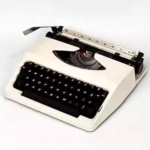 Vintage Portable Manual Typewriter - Retro Style Writing Machine, for Writers & Creatives, Ideal for Home Office & Nostalgic Writing Experience