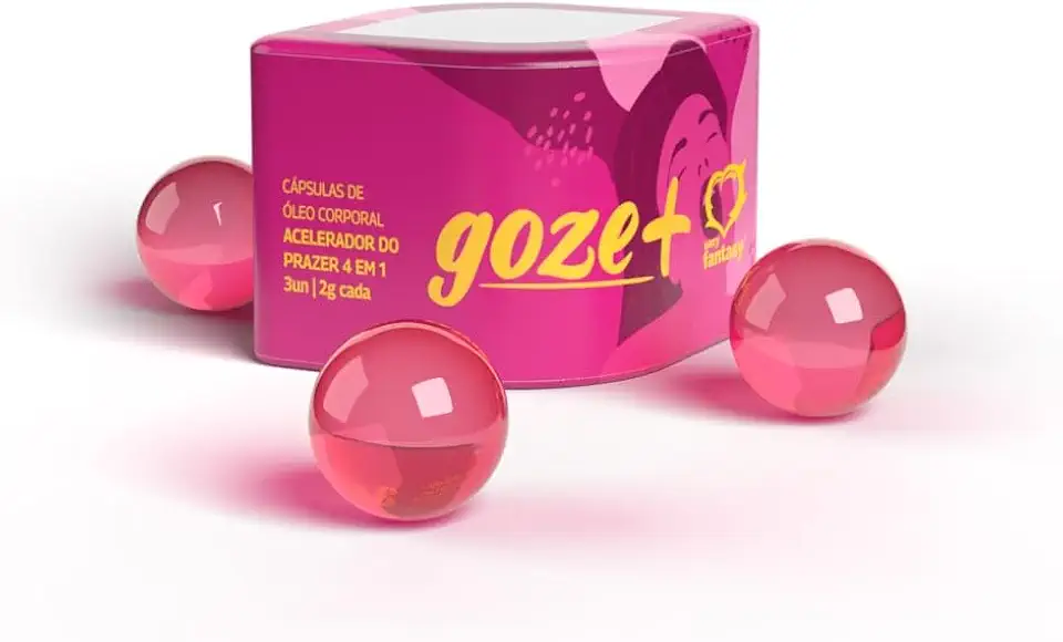 Bolinha Explosiva Goze+ Acelerador de Orgasmo Feminino Excitante 4 em 1 com 3unidades