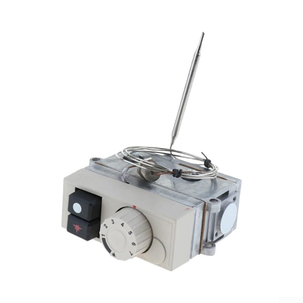 710 Freidora Válvula termostática 100-340C Control de temperatura constante con regulador de flujo de gas para piezas de repuesto de freidora profunda