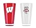 NCAA Wisconsin Badgers 20oz Insulated Acrylic Tumbler Set of 2