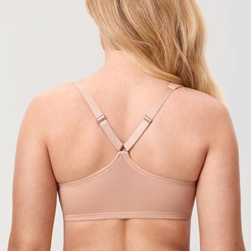 Image of DELIMIRA Women's Front Closure Racerback Plus Size Bra