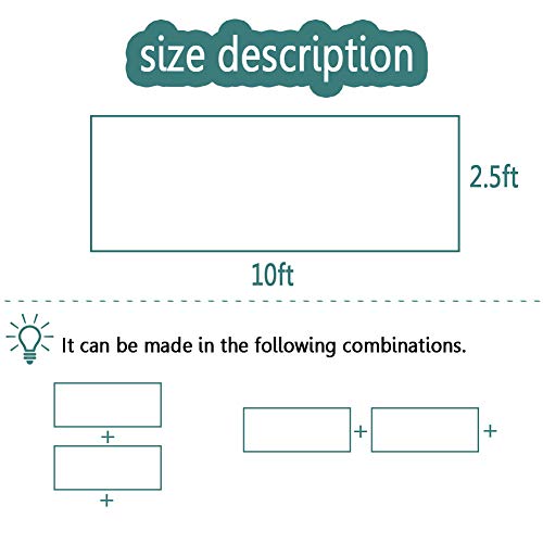 Child Safety Rail Net For Balcony, Patios, Railing And Stairs. Security Guards For Kids/Pet/Toy Both Indoors And Outdoors. 10Ft X2.5Ft, Sturdy Mesh Fabric Material. (White) #TOP5