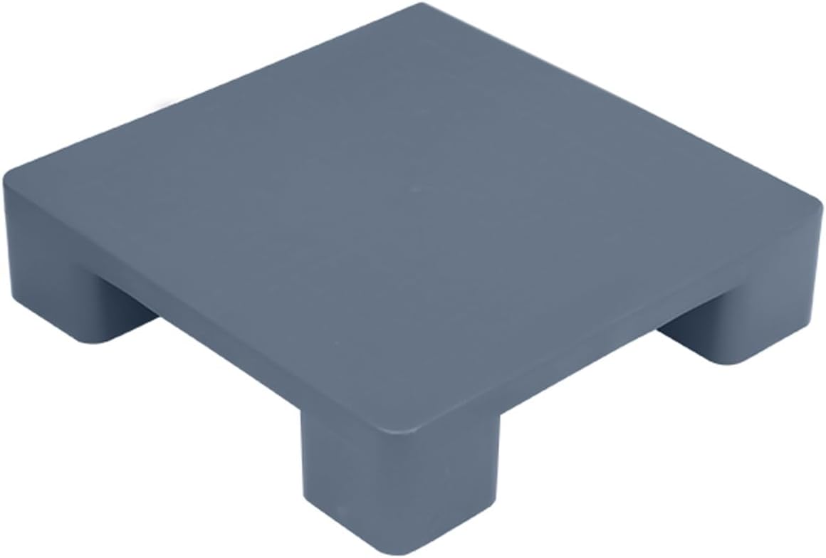 Plastic Pallet, Plastic Pallets for Basement Storage, Moisture-Proof Floor Pallet, Ventilation Floor Pallet, Nestable Blue Polyethylene Pallets, for Indoor Warehouse Flooring Basement(Gray,5