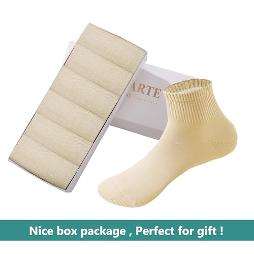 Image of MAGIARTE Womens Mini Crew Ankle Socks Athletic Casual Cotton Socks for Women
