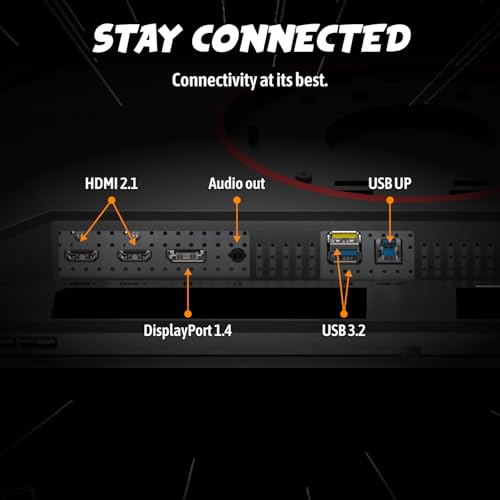 Image of AOC 27 inch Gaming Monitor QHD 240Hz QD OLED G-SYNC Compatible 0.03ms, Q27GAZDV | 2560x1440 Computer Monitor, True Black HDR, USB 3.2, HDMI 2.1, Height Adjustable Stand, VESA Mount
