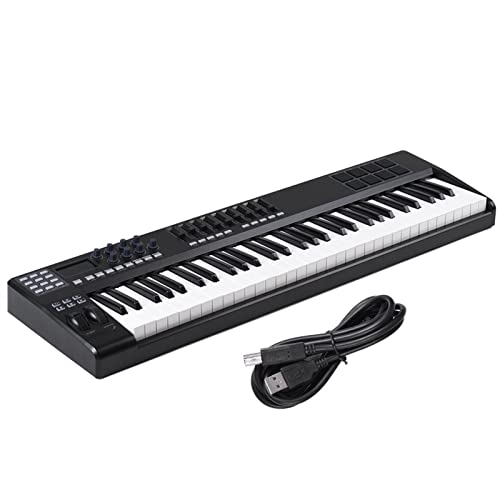 Clavier Piano 61 Touches USB MIDI Contrôleur du Clavier 8 RVB Contrôleur MIDI COLORIED TRIGRY TRIGRY Palis - Les Beatles, Paul McCartney, John Lennon, RIngo Starr, George Harrison Clavier Piano 61 Touches USB MIDI Contrôleur du Clavier 8 RVB Contrôleur MIDI COLORIED TRIGRY TRIGRY Palis – Image 8