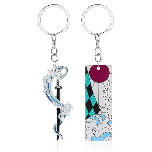 Demon Llavero Tanjiro, llavero, 2 llaveros de anime, colgantes de coche para bolsa de escuela, decoraciones lindas | Ya disponible en tu tienda friki favorita! En mundofriki.es!