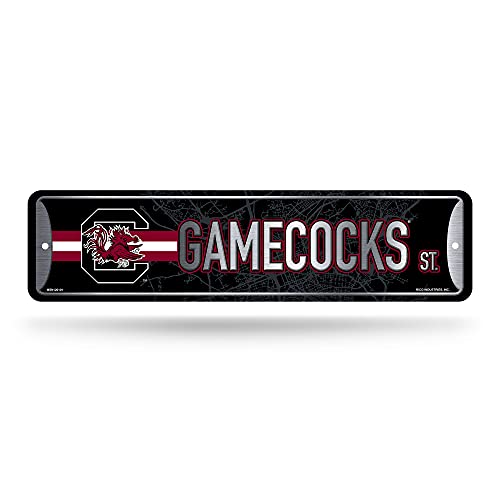 Rico Industries NCAA South Carolina Gamecocks Metal Street Sign