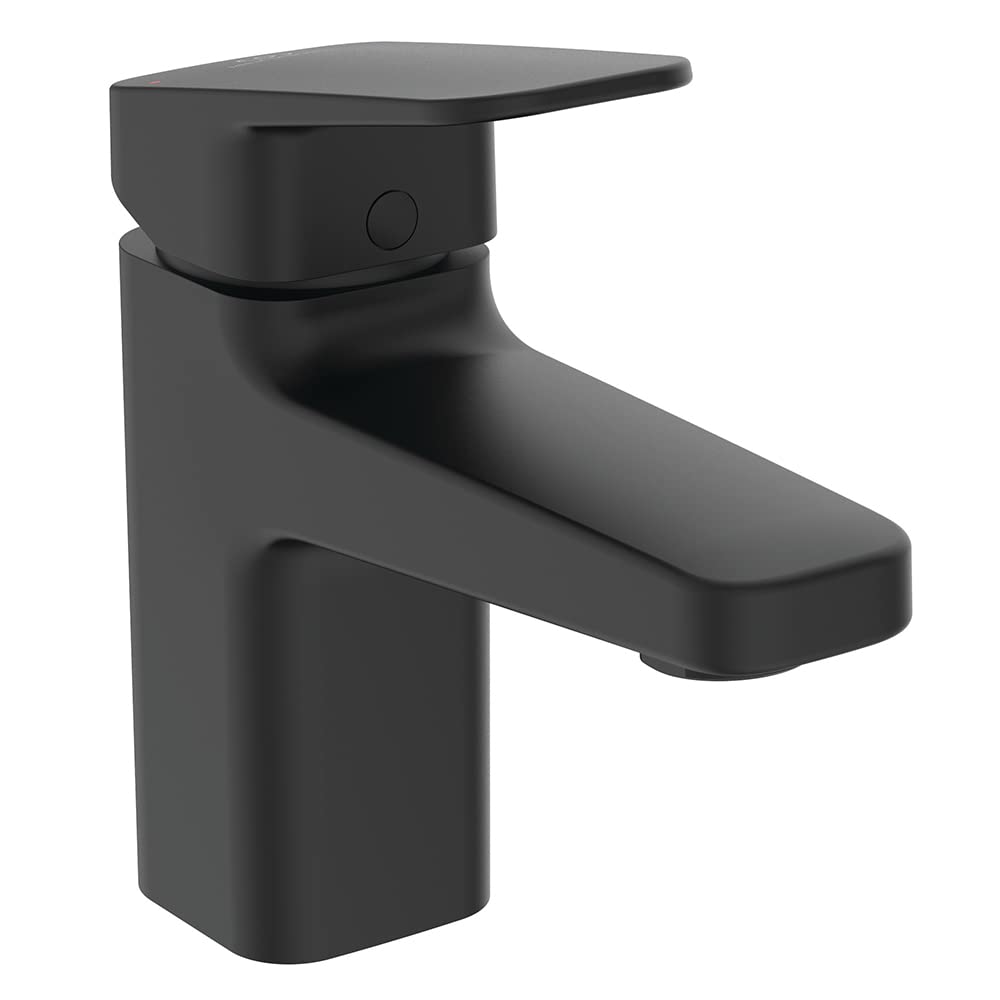 Ideal Standard Ceraplan Standard Black Square Basin Mono Mixer Tap from B&Q