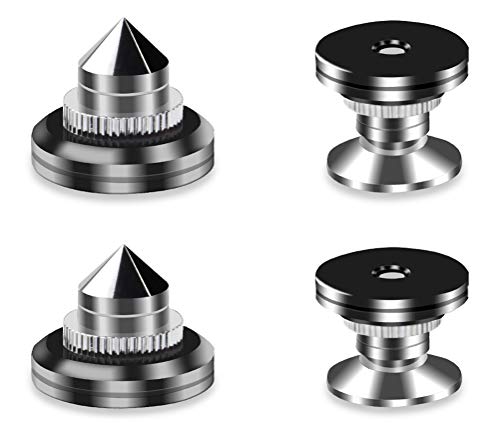 Kk Product Speaker Spikes Copper Base Mat Speaker Isolation Spike For Speaker, Amplifier, Cd Dvd Player, Turntable Recorder. Mr-T (4Pcs) #TOP26