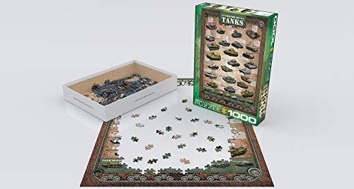 Rompecabezas EuroGraphics History of Tanks de 1000 piezas, Multicolor (6000-0381) miniatura 3