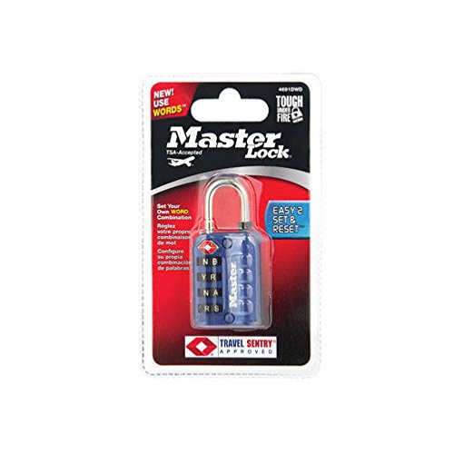 Preisvergleich Produktbild Master Lock Gepäck Lock TSA 11 / 20,3 cm schwarz pink blau rot Clamshell