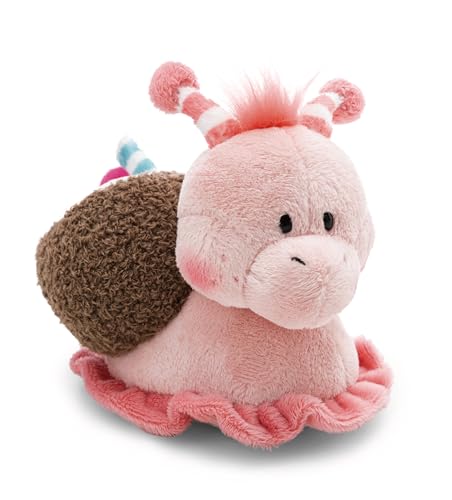 NICI 62890 - Peluche Caracol con Coco, 15 cm, Rosa, Animal Suave, tierno para abrazar y Jugar, para niños y Adultos, Idea de Regalo