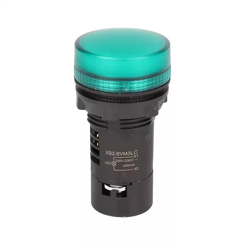 Indicateur LED XB2BVMD3LC vert pour stopper les pannes de signal d'armoire