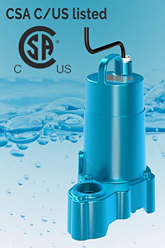 Barnes 112875 Model Sp50X Submersible Cast Iron Sump Pump - 1/2 Hp, 3,960 Gph, 20-Foot Cord, No Float Switch, 9-Inch X 9-Inch Frame, For Residential Use #TOP7