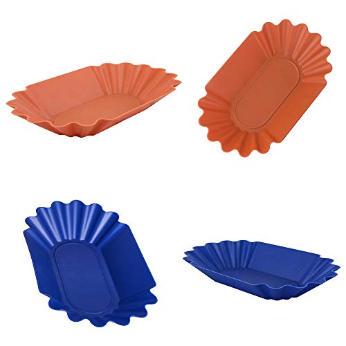 Cafemasy Coffee Beans Cupping Sample Tray Reusable Plastic Plate For Scooping And Weighing Coffee Bean(4Pcs, Capacity Of 450G/15.87Oz Green Coffee Beans) #TOP1
