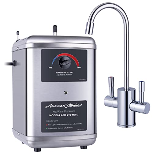 Image of American Standard ASH-210 Hot Water Dispenser, Includes Polished Chrome Dual Handle Faucet 1300 Watts, 110v