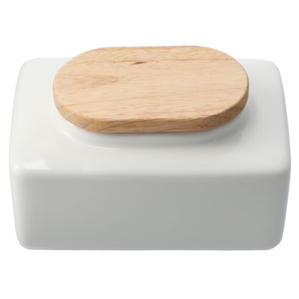 Nitori 8131365 Wet Tissue Case, Lapot, White