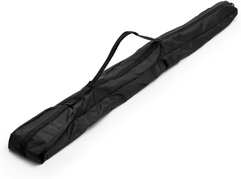 Db Journey Snow Essential Ski Bag - Adjustable Travel Ski Bag, Rib Cage Protection, Fits Skis Up to 220cm, Fully Compressible - Black Out
