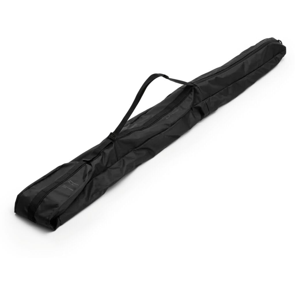 Db Journey Snow Essential Ski Bag - Adjustable Travel Ski Bag, Rib Cage Protection, Fits Skis Up to 220cm, Fully Compressible - Black Out