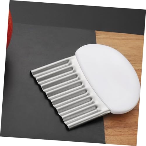 SOLUSTRE Cortador Ondulado de Acero Inoxidable 2pcs miniatura 5