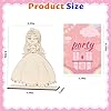 MUOUAKATE 12 Sets Princess Party Favors Birthday Party Decorations, Princess Crafts with Brushes Cards Sticky Hands Toys Stickers Party Supplies Painting Crafts for Girls #3