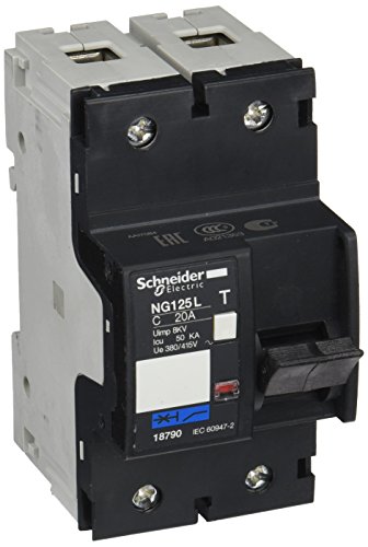 Disjoncteur NG125L C 2P 20A idéal pour sécuriser votre tableau