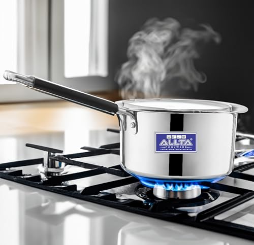 Image of ALLTA Stainless Steel Regular Saucepan /Tea Pot /Milk Pot - 1700ML | Diameter - 18cm