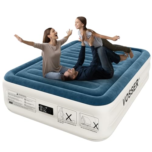 VOSSER Queen Air Mattress With Built-In Pump (Second Model)