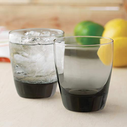 Libbey Classic Smoke 16-Piece Tumbler And Rocks Glass Set #TOP3