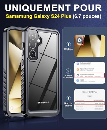 Coque Samsung S24 Plus Antichoc Beeasy Protège Écran Verre - 2